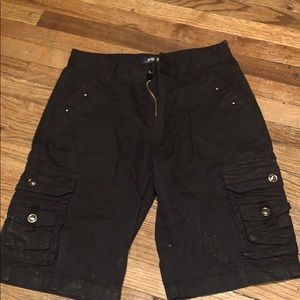Black work shorts